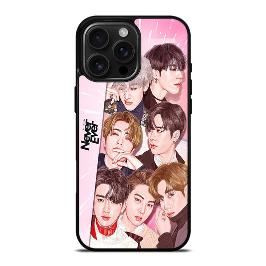 GOT7 KPOP NEVER EVER iPhone 16 Pro Max Case Cover
