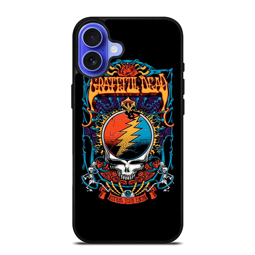 GRATEFUL DEAD BAND ICON iPhone 16 Case Cover
