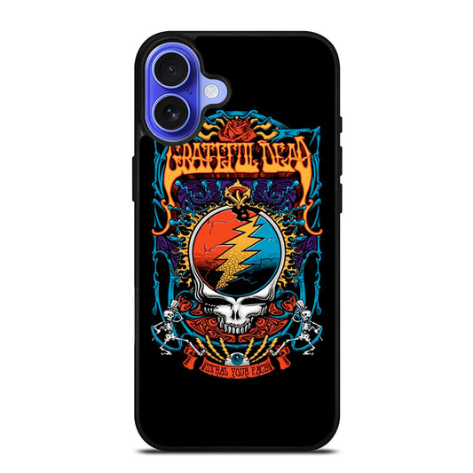 GRATEFUL DEAD BAND ICON iPhone 16 Case Cover