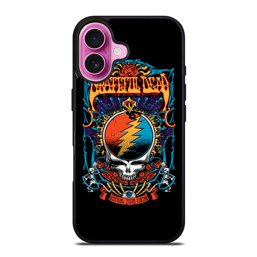 GRATEFUL DEAD BAND ICON iPhone 16 Plus Case Cover