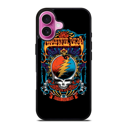 GRATEFUL DEAD BAND ICON iPhone 16 Plus Case Cover