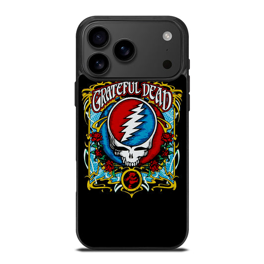 GRATEFUL DEAD BAND ROSE LOGO iPhone 17 Pro Max Case Cover