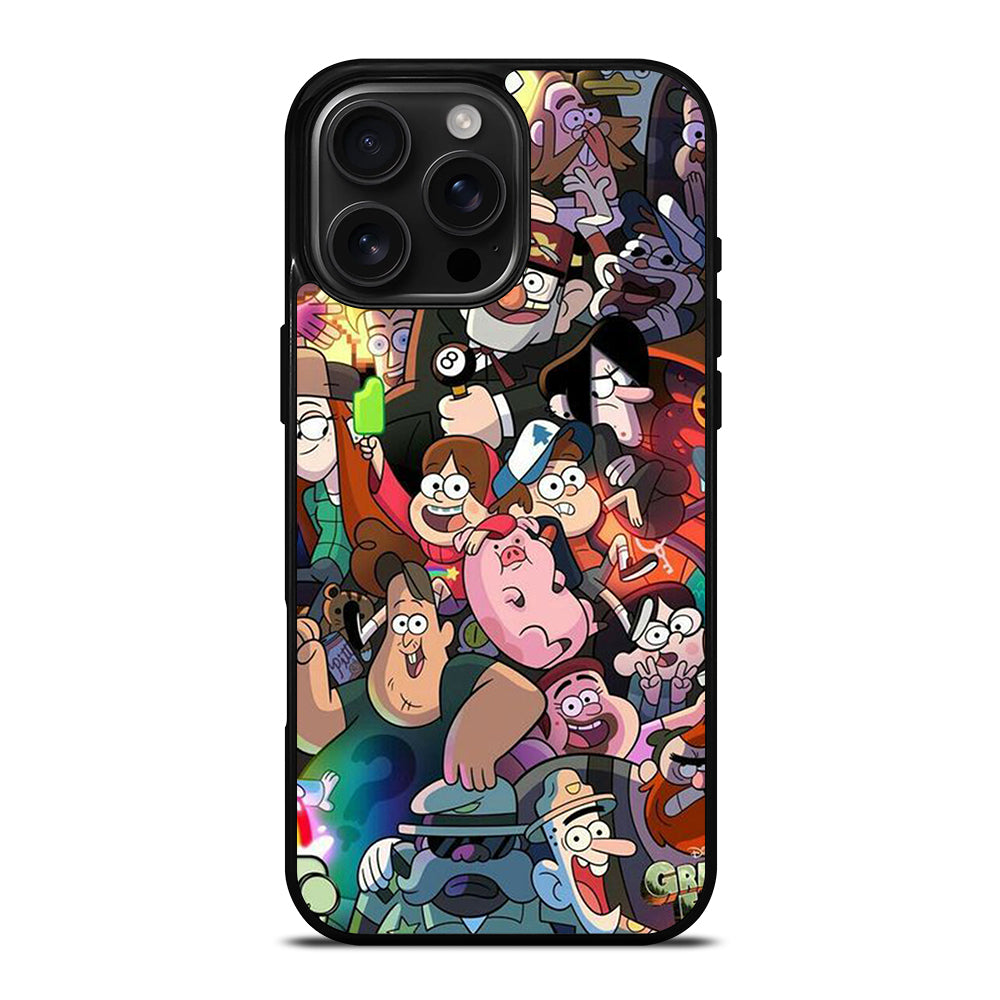 GRAVITY FALLS CHARACTER 3 iPhone 16 Pro Max Case Cover
