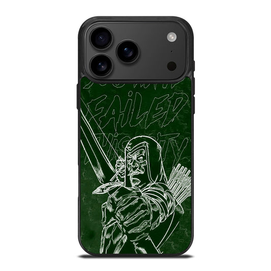 GREEN ARROW QUOTE iPhone 17 Pro Max Case Cover