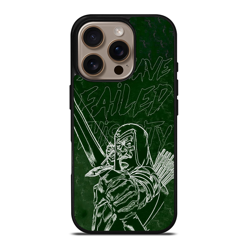 GREEN ARROW QUOTE iPhone 16 Pro Case Cover