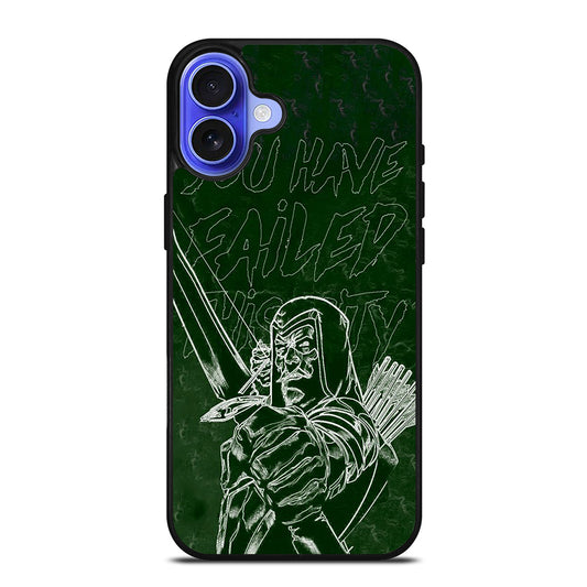 GREEN ARROW QUOTE iPhone 16 Case Cover