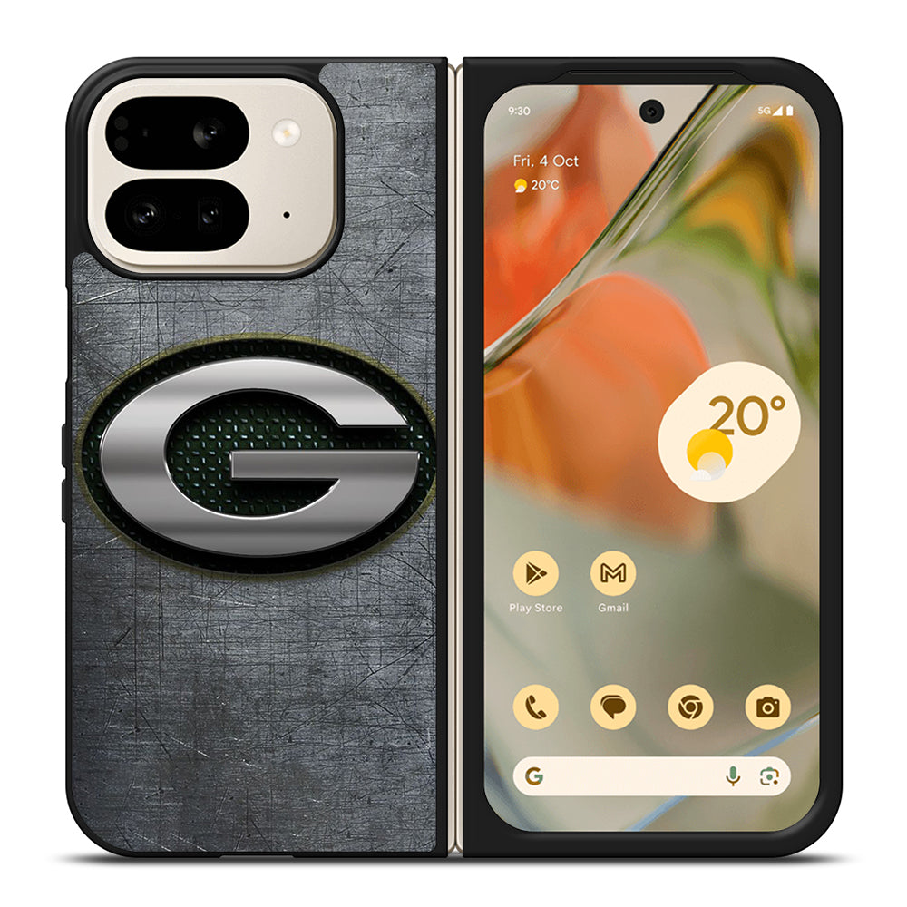 GREEN BAY PACKERS METAL ICON Google Pixel 9 Pro Fold Case Cover