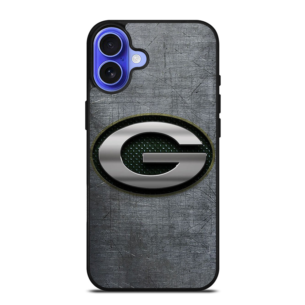GREEN BAY PACKERS METAL ICON iPhone 16 Case Cover