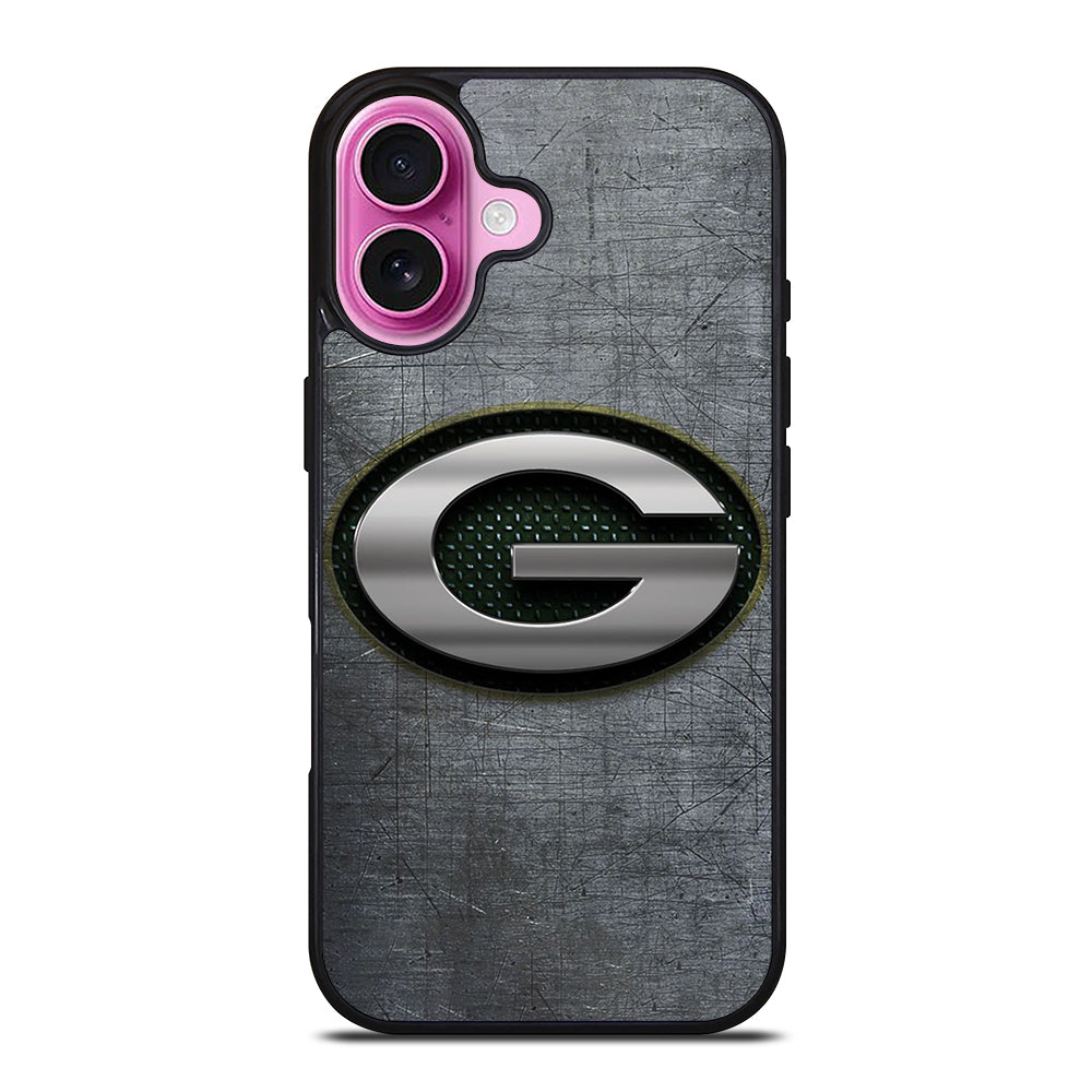 GREEN BAY PACKERS METAL ICON iPhone 16 Plus Case Cover