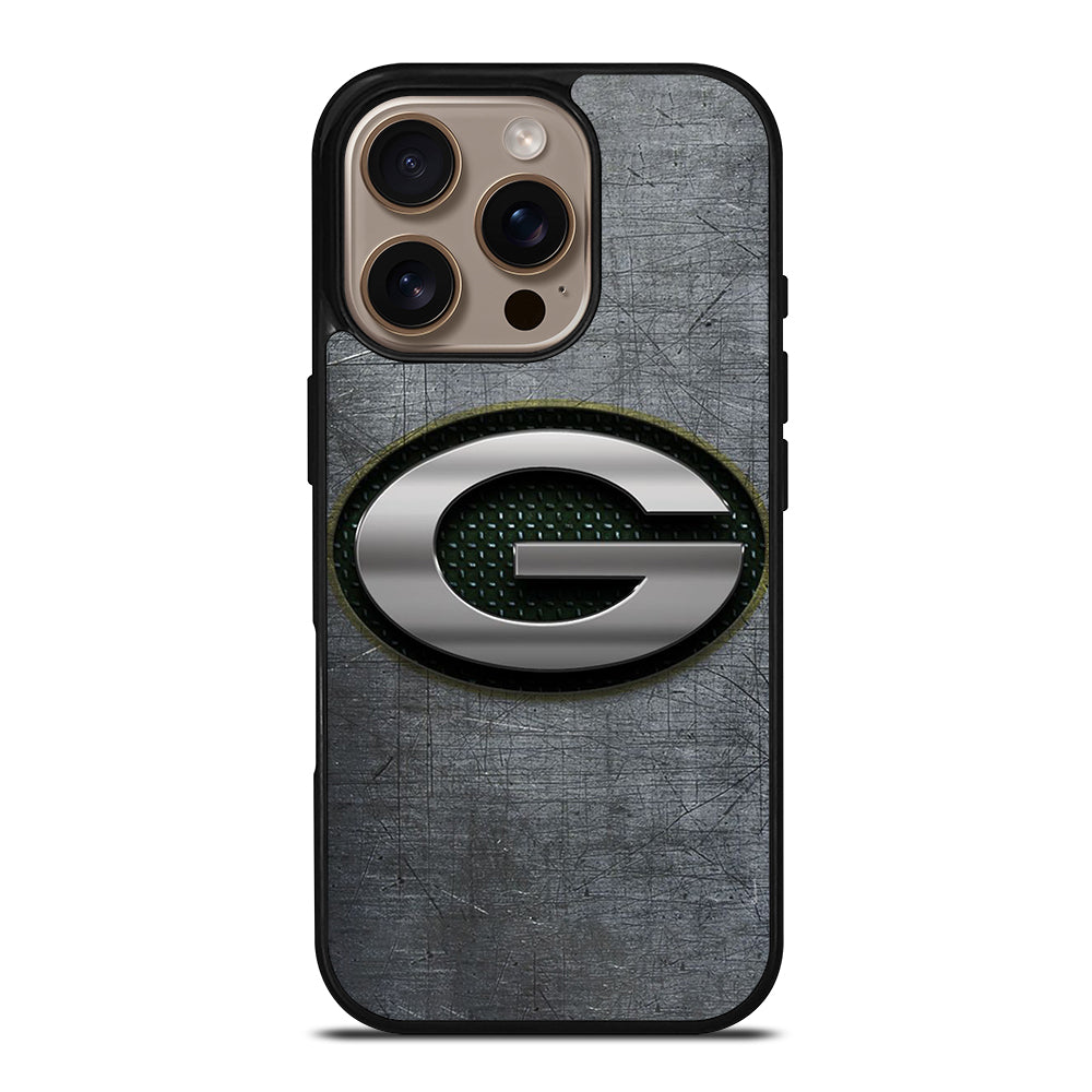 GREEN BAY PACKERS METAL ICON iPhone 16 Pro Case Cover