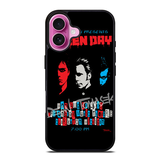 GREEN DAY BAND POSTER 2 iPhone 16 Plus Case Cover