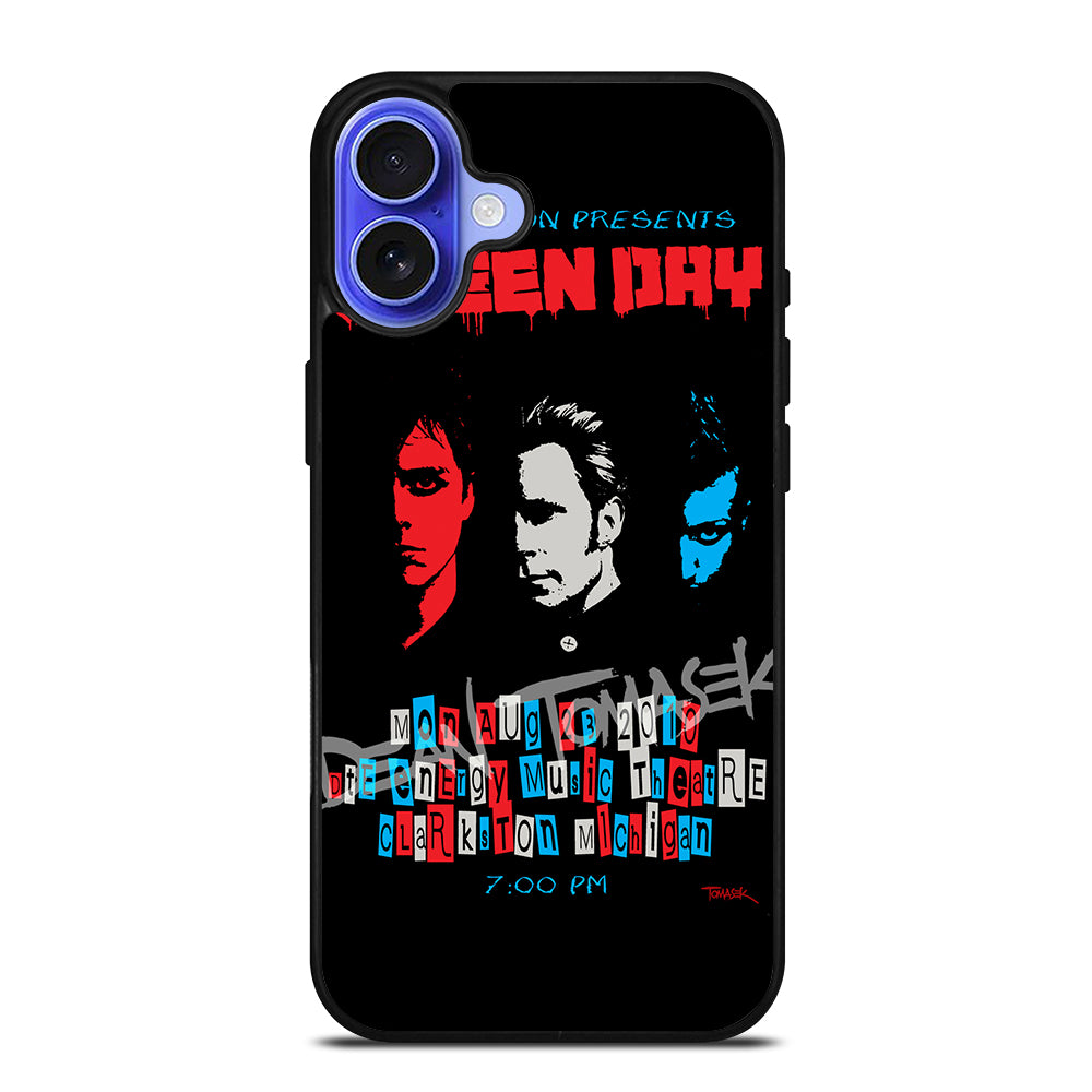 GREEN DAY BAND POSTER 2 iPhone 16 Case Cover