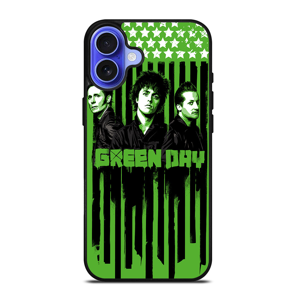 GREEN DAY BAND POSTER 3 iPhone 16 Case Cover