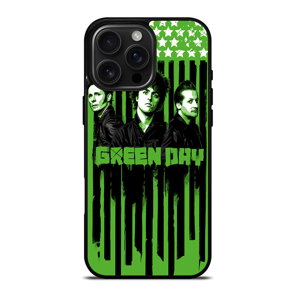 GREEN DAY BAND POSTER 3 iPhone 16 Pro Max Case Cover