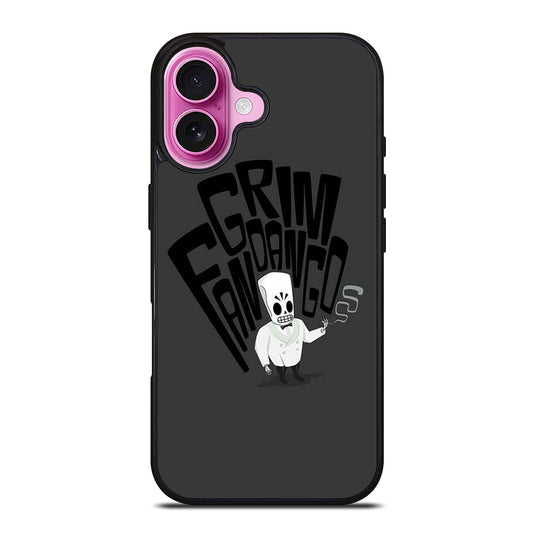 GRIM FANDANGO MANNY CALAVERA CARTOON 2 iPhone 16 Plus Case Cover