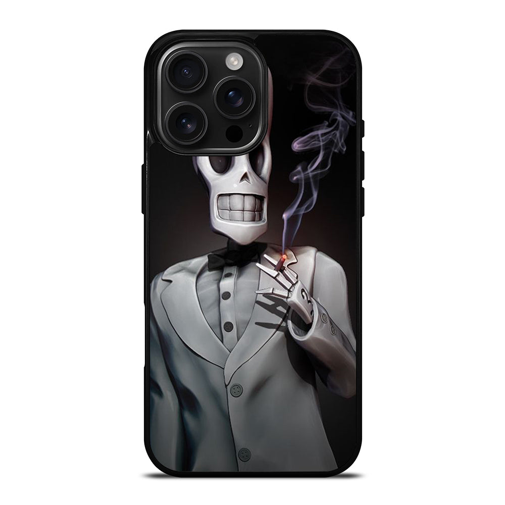 GRIM FANDANGO MANNY CALAVERA SMOKE iPhone 16 Pro Max Case Cover