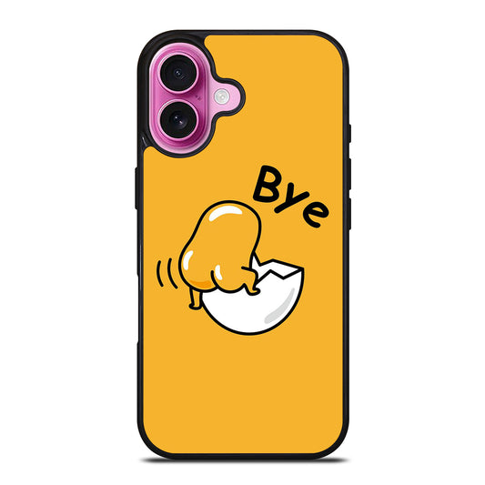 GUDETAMA LAZY EGG BYE iPhone 16 Plus Case Cover