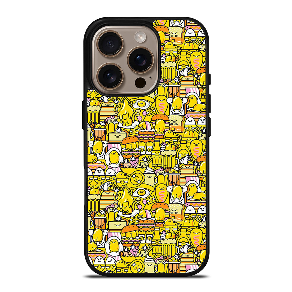 GUDETAMA LAZY EGG CUTE PATTERN iPhone 16 Pro Case Cover