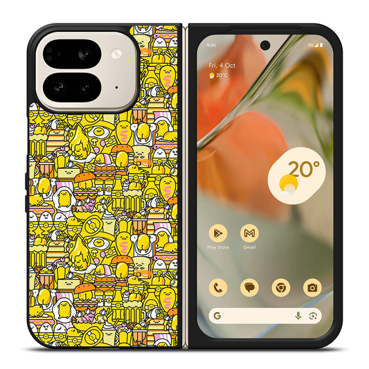 GUDETAMA LAZY EGG CUTE PATTERN Google Pixel 9 Pro Fold Case Cover