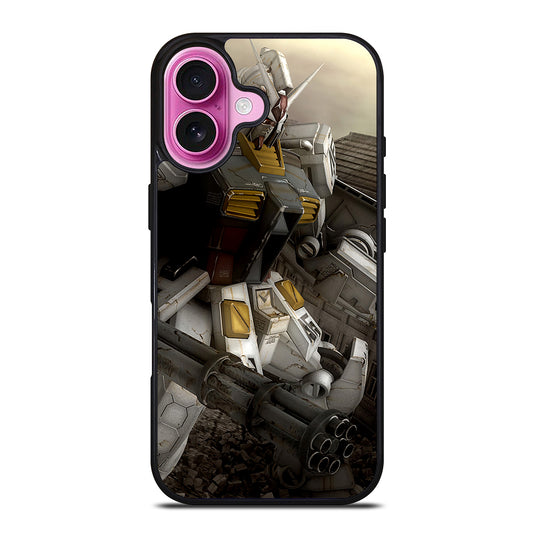 GUNDAM MOBILE SUIT ART 2 iPhone 16 Plus Case Cover