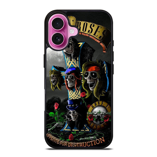 GUNS N ROSES EMBLEM iPhone 16 Plus Case Cover