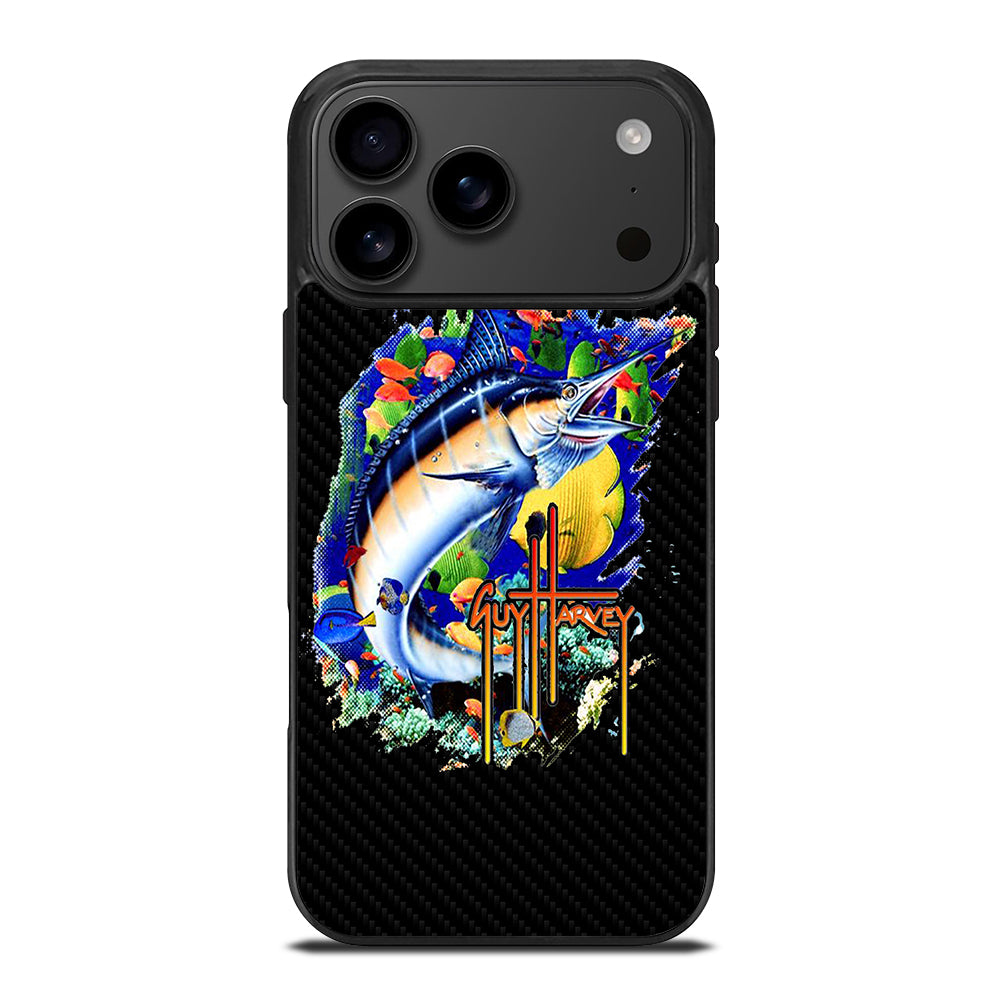 GUY HARVEY ISLAND CARBOON LOGO iPhone 17 Pro Max Case Cover