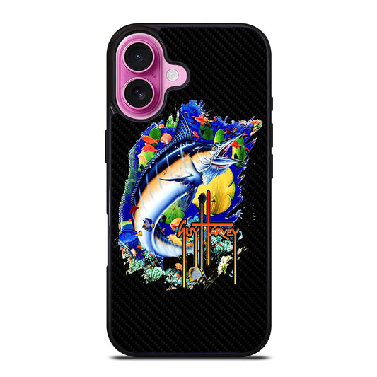 GUY HARVEY ISLAND CARBOON LOGO iPhone 16 Plus Case Cover