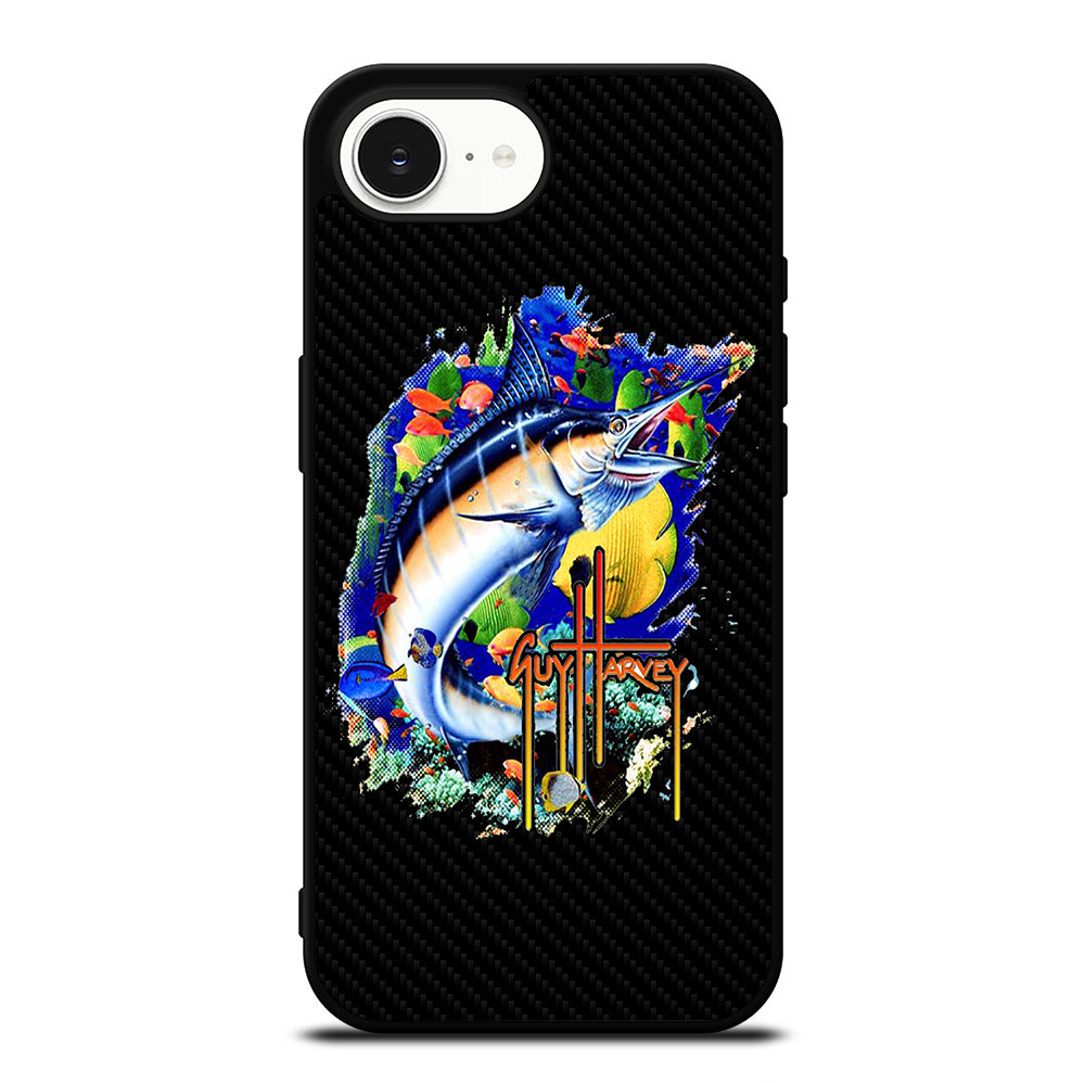 GUY HARVEY ISLAND CARBOON LOGO iPhone 16e Case Cover