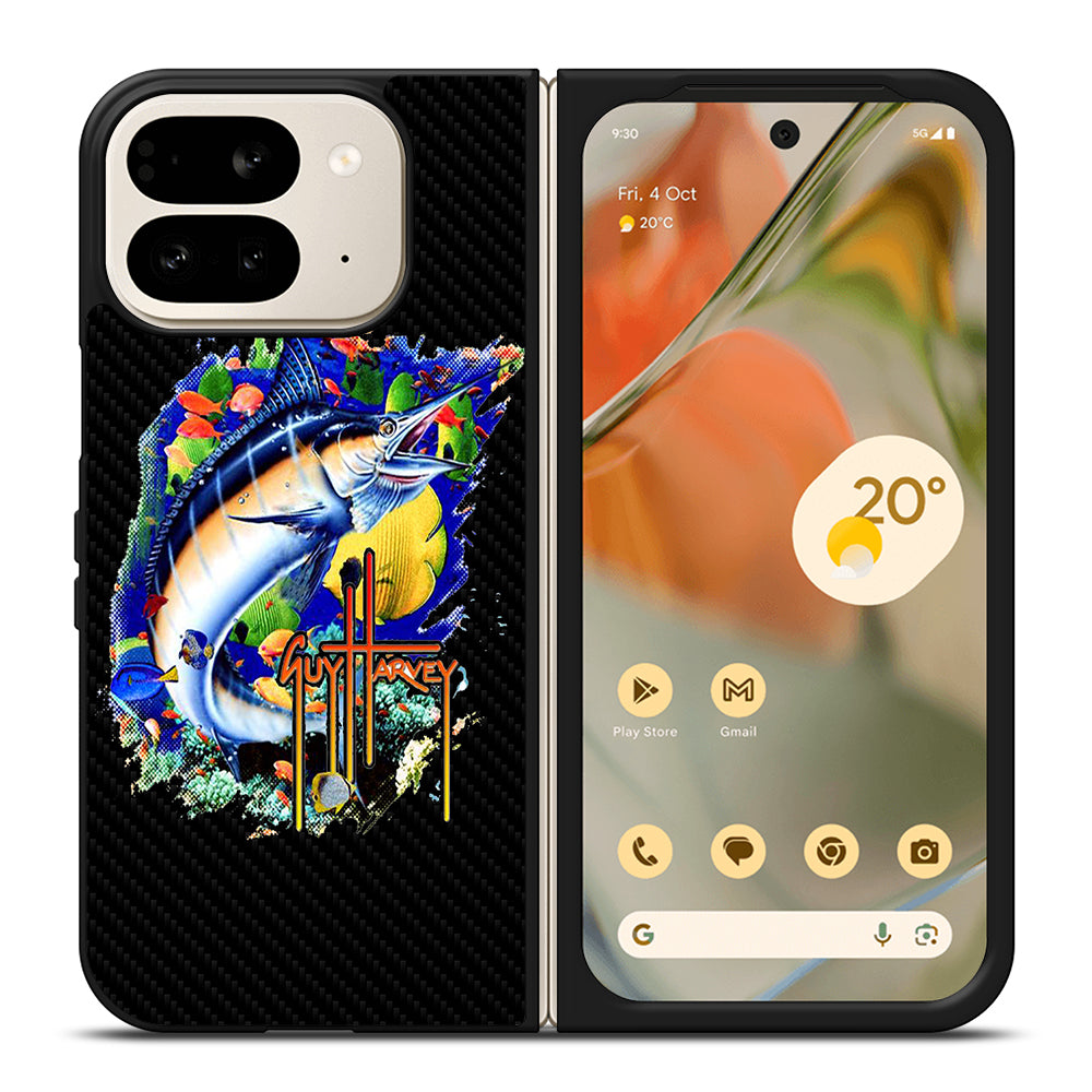 GUY HARVEY ISLAND CARBOON LOGO Google Pixel 9 Pro Fold Case Cover