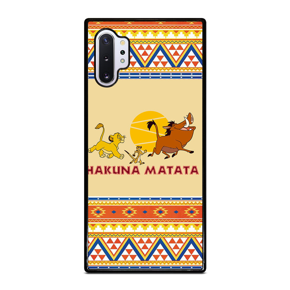 HAKUNA MATATA LION KING AZTEC 4 Samsung Galaxy Note 10 Plus Case Cover