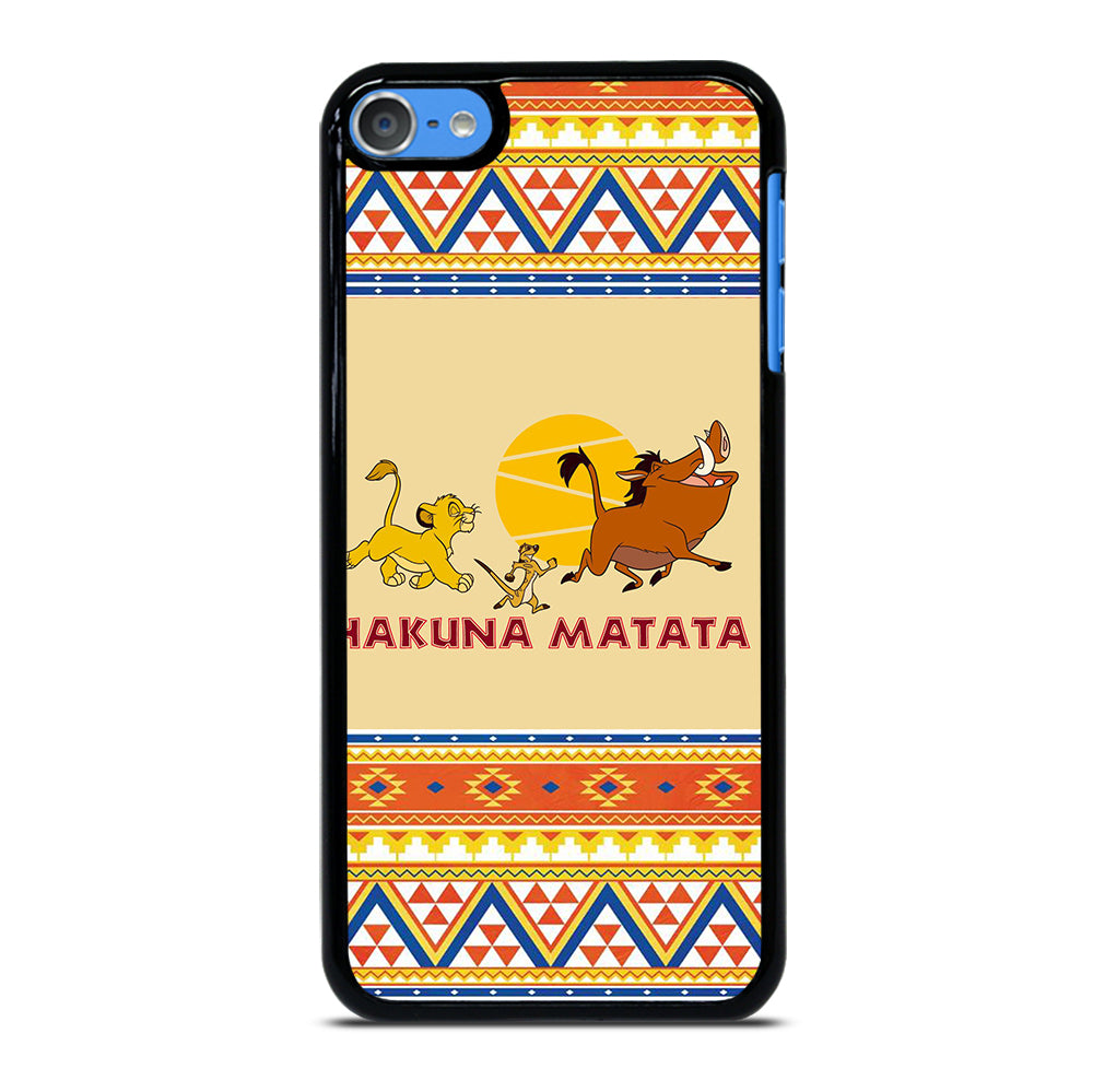 HAKUNA MATATA LION KING AZTEC 4 iPod Touch 7 Case Cover