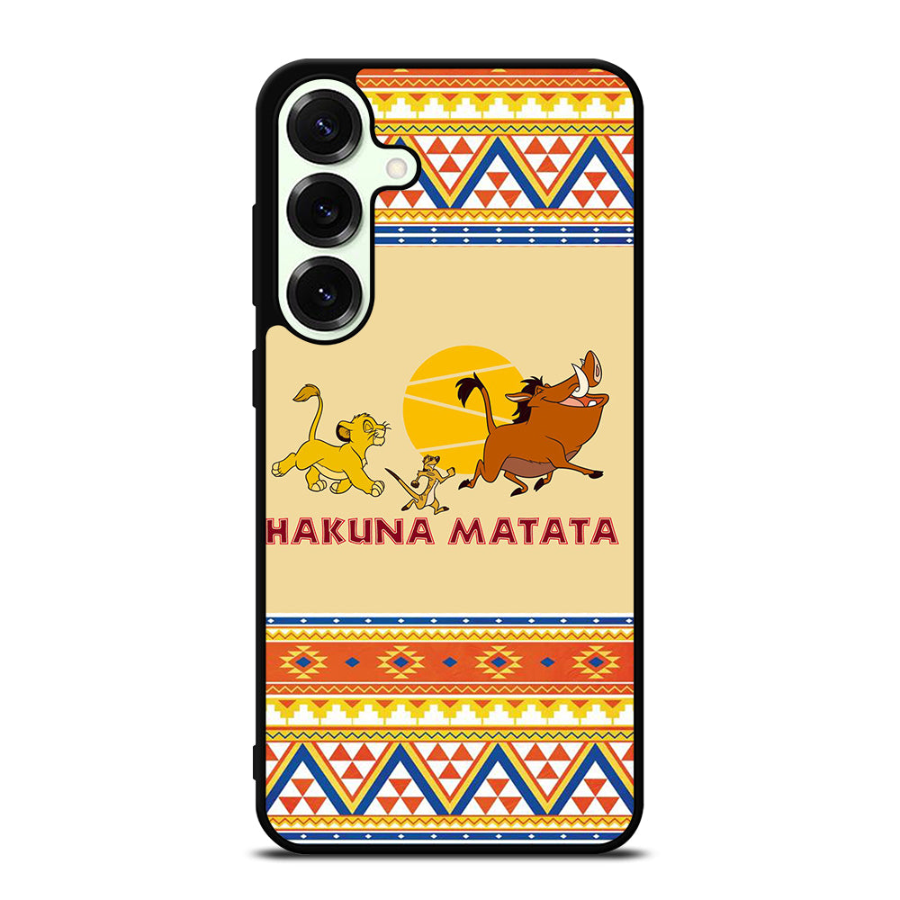 HAKUNA MATATA LION KING AZTEC 4 Samsung Galaxy S25 Plus Case Cover