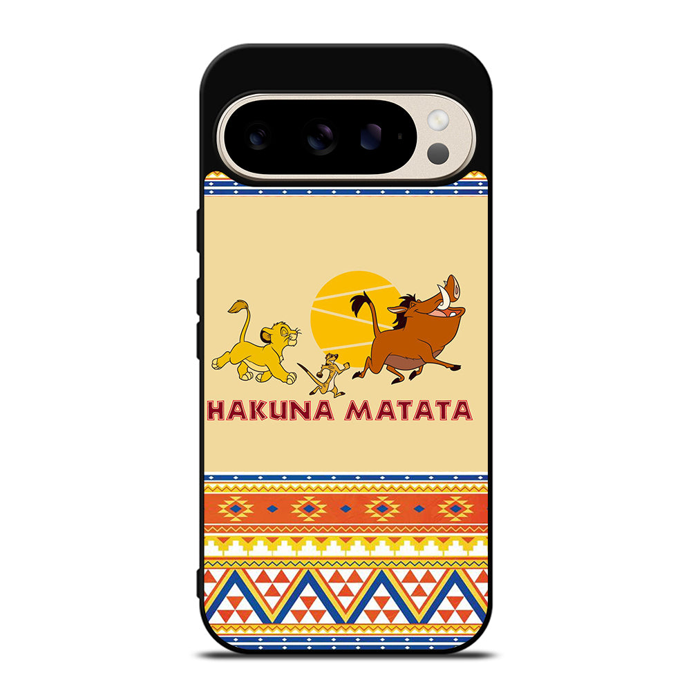 HAKUNA MATATA LION KING AZTEC 4 Google Pixel 9 Pro Case Cover