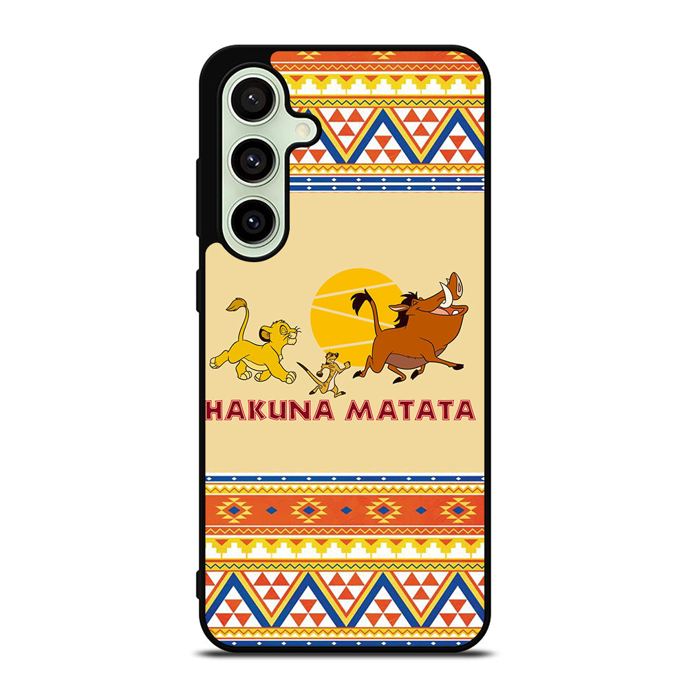 HAKUNA MATATA LION KING AZTEC 4 Samsung Galaxy S24 FE Case Cover