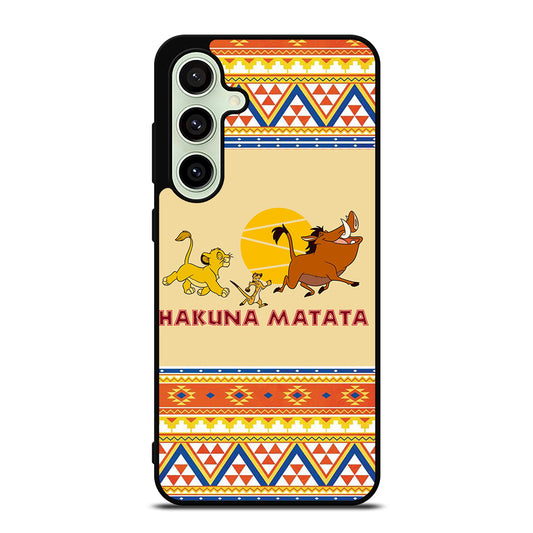 HAKUNA MATATA LION KING AZTEC 4 Samsung Galaxy S24 FE Case Cover