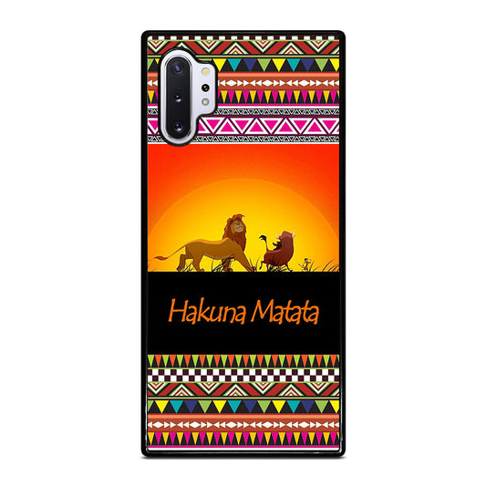 HAKUNA MATATA LION KING AZTEC 5 Samsung Galaxy Note 10 Plus Case Cover