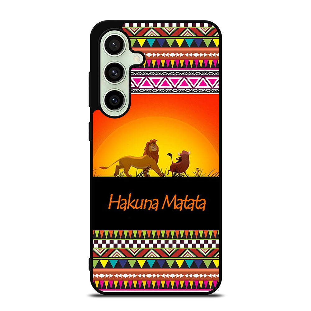 HAKUNA MATATA LION KING AZTEC 5 Samsung Galaxy S24 FE Case Cover