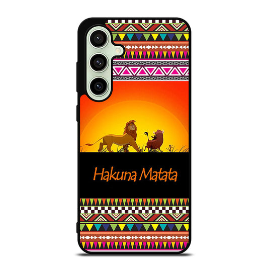 HAKUNA MATATA LION KING AZTEC 5 Samsung Galaxy S24 FE Case Cover