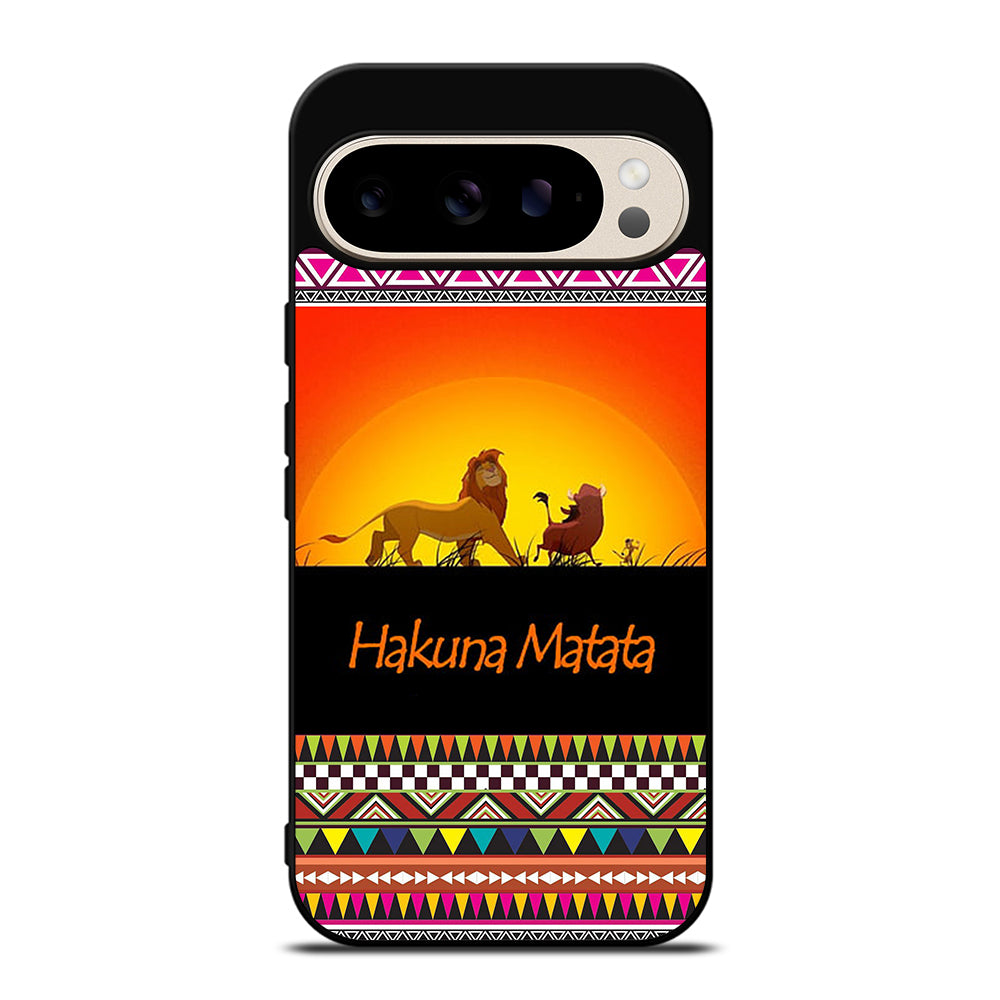 HAKUNA MATATA LION KING AZTEC 5 Google Pixel 9 Pro Case Cover