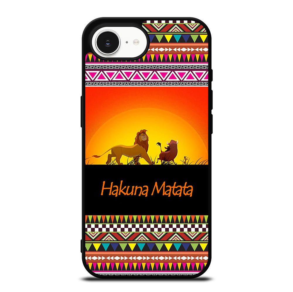 HAKUNA MATATA LION KING AZTEC 5 iPhone 16e Case Cover