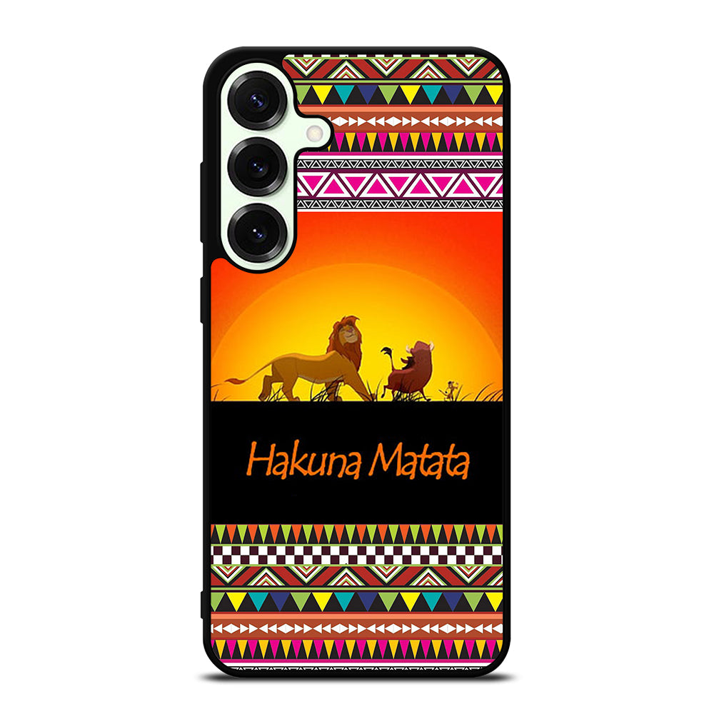 HAKUNA MATATA LION KING AZTEC 5 Samsung Galaxy S26 Plus Case Cover