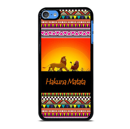 HAKUNA MATATA LION KING AZTEC 5 iPod Touch 7 Case Cover