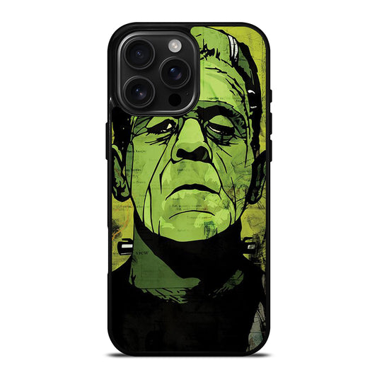 HALLOWEEN FRANKENSTEIN ART FACE iPhone 16 Pro Max Case Cover