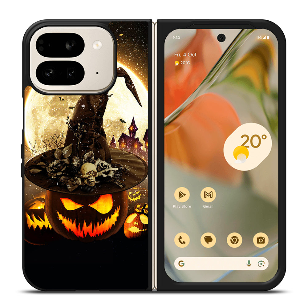 HALLOWEEN WITCH PUMPKIN 4 Google Pixel 9 Pro Fold Case Cover