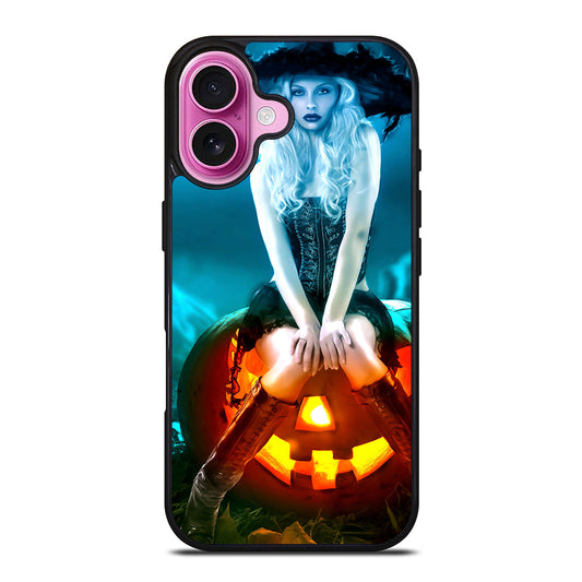 HALLOWEEN WITCH PUMPKIN 5 iPhone 16 Plus Case Cover
