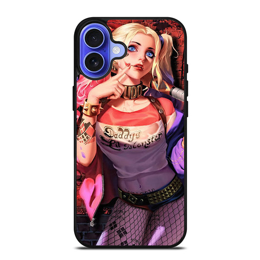 HARLEY QUINN CUTE iPhone 16 Case Cover