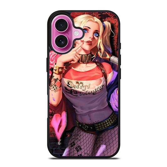 HARLEY QUINN CUTE iPhone 16 Plus Case Cover
