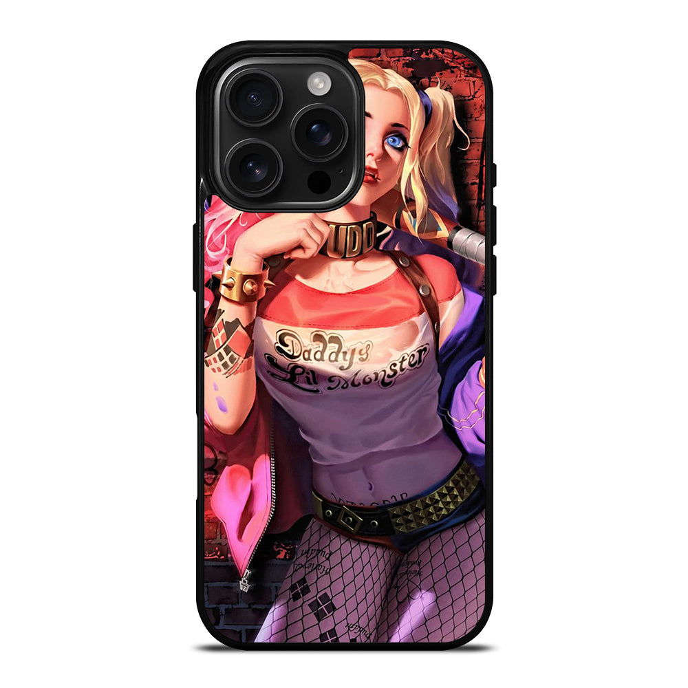 HARLEY QUINN CUTE iPhone 16 Pro Max Case Cover