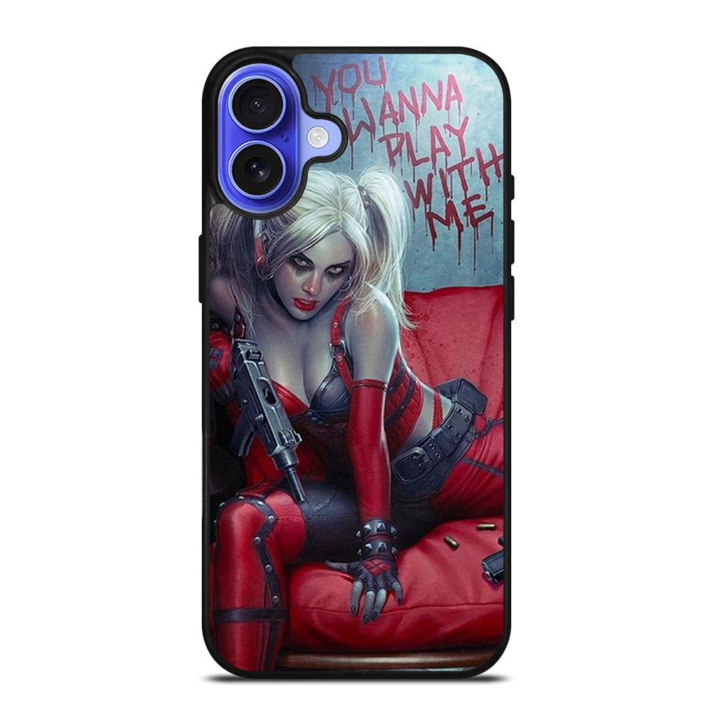 HARLEY QUINN QUOTE iPhone 16 Case Cover
