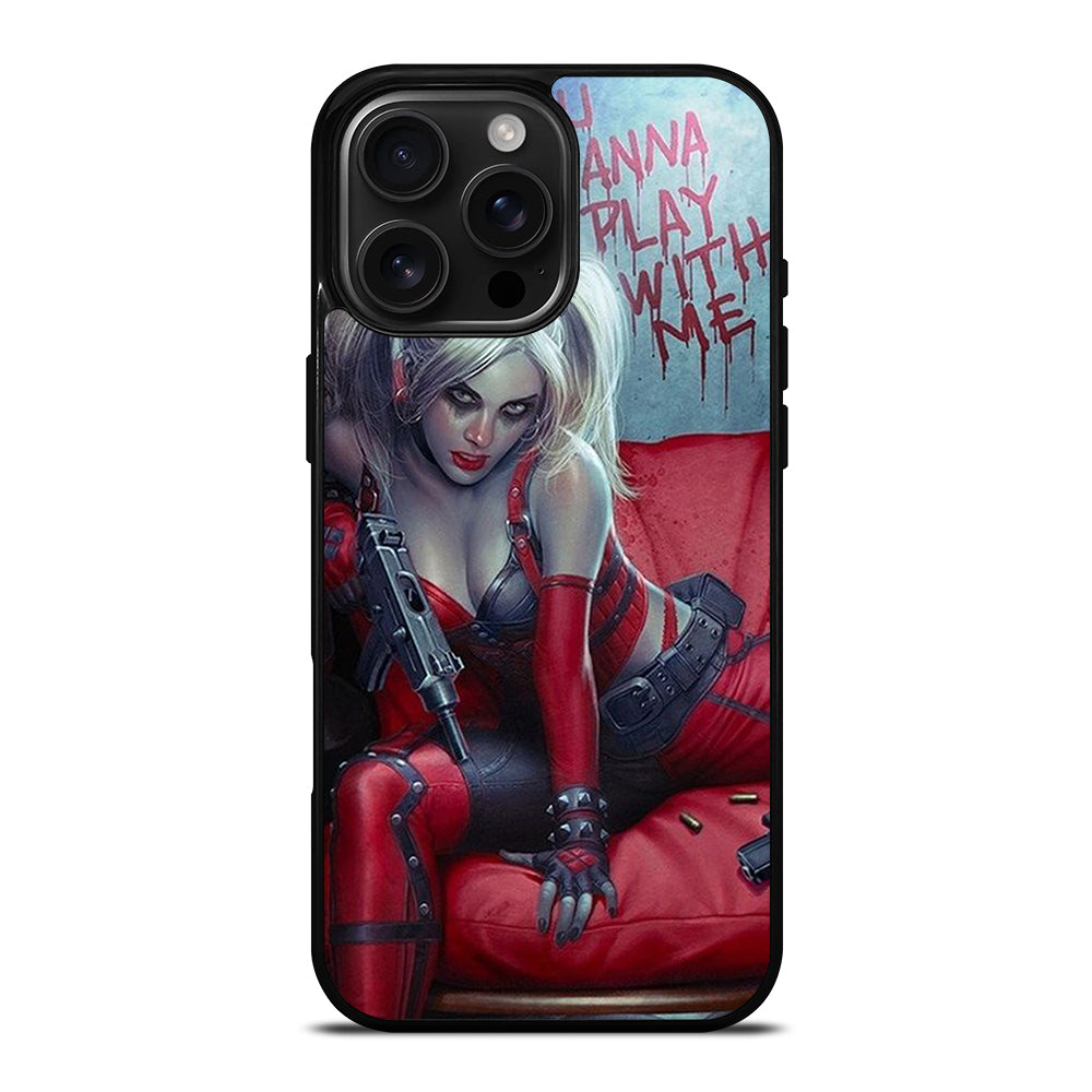 HARLEY QUINN QUOTE iPhone 16 Pro Max Case Cover